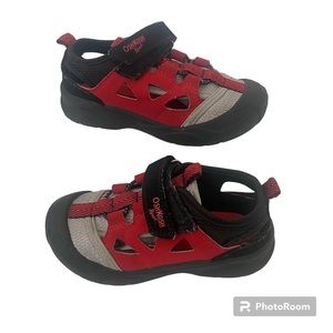 OshKosh Bgosh Toddler Red Grey Unisex Outdoor Sandals Water Shoes